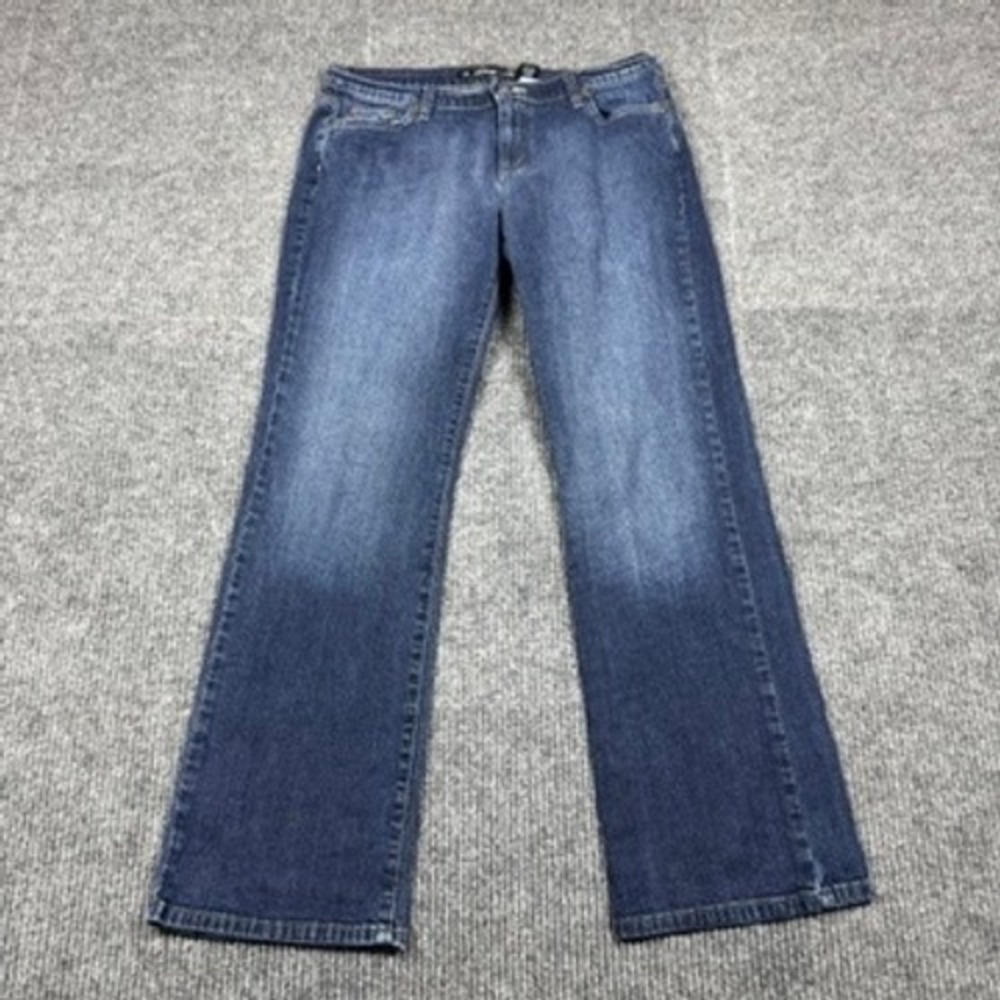 DKNY Jeans Ludlow Straight Leg Blue Denim KCMU6286 Womens Size 14